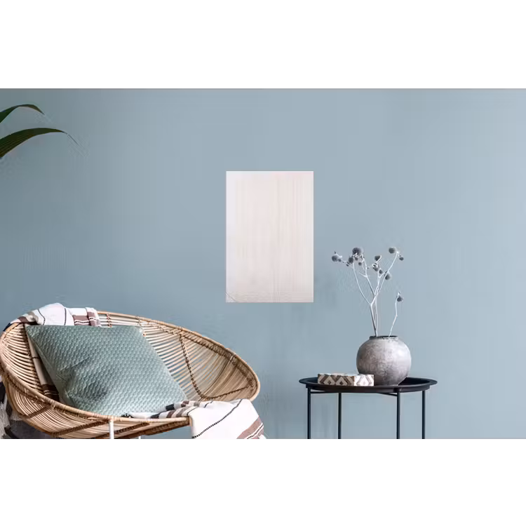 Beton - Muur - Wit Muursticker klein -plant