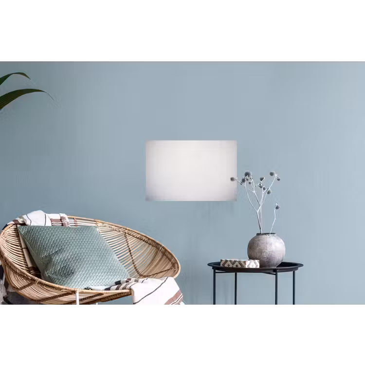 Beton - Wit - Modern Muursticker klein -plant