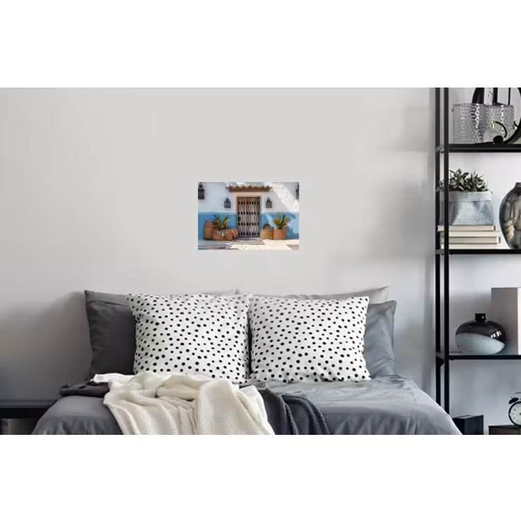 Deur - Manden - Planten Muursticker klein -slaapkamer