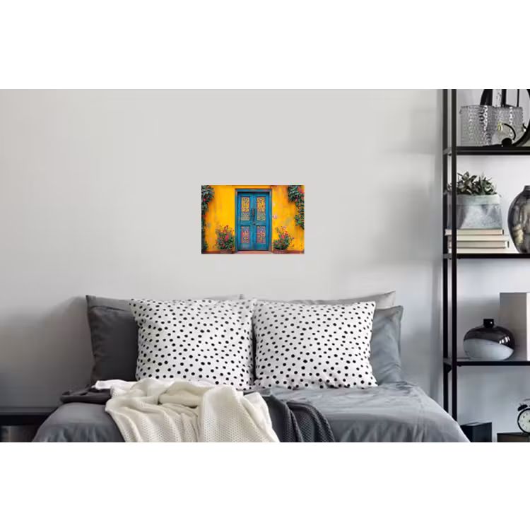 Deuren - Kleurrijk - Planten Muursticker klein -slaapkamer