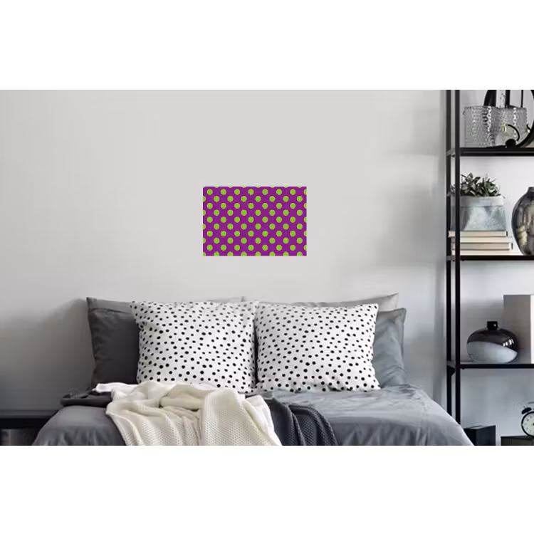 Stippen - Klassiek - Groen Muursticker klein 286 -slaapkamer