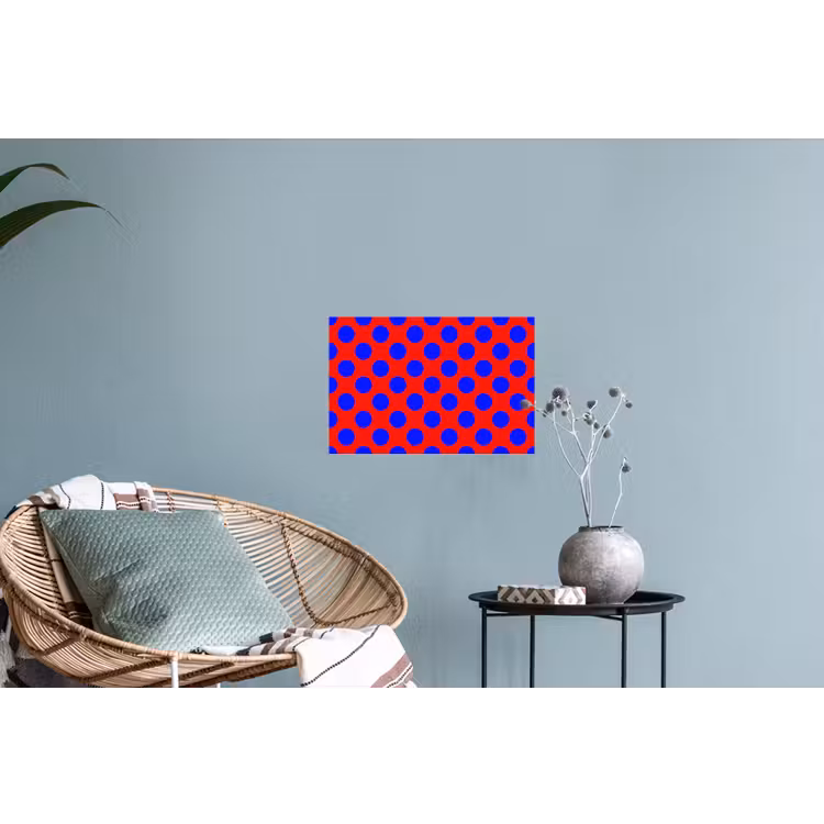Dots - Klassiek - Rood Muursticker klein 286 -plant