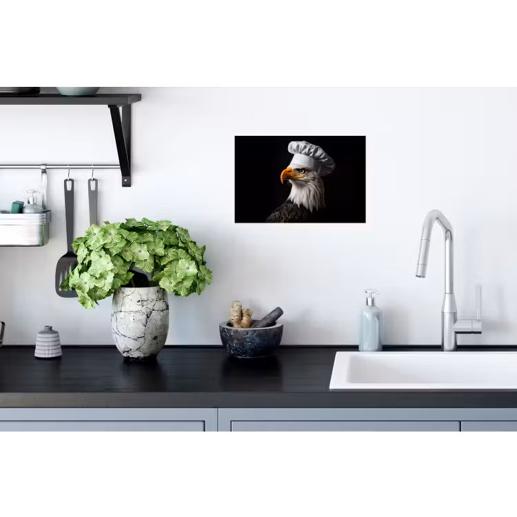Arend -Amerika - Koksmuts - Vogel - Stoer Muursticker klein -keuken