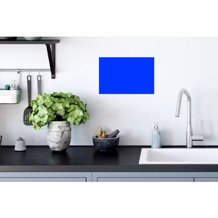 Electric - Blue - Blauw Muursticker klein 286 -keuken