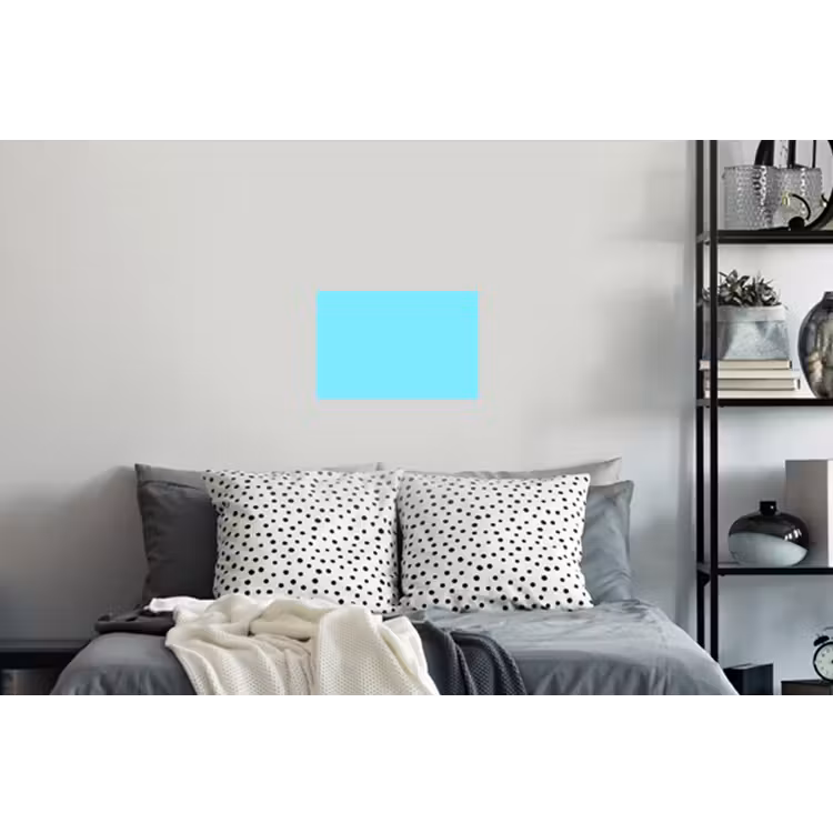 Electric - Cyan - Blauw Muursticker klein 286 -slaapkamer