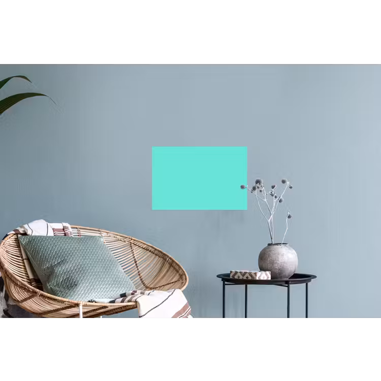 Electric - Cyan - Turkoois Muursticker klein 286 -plant