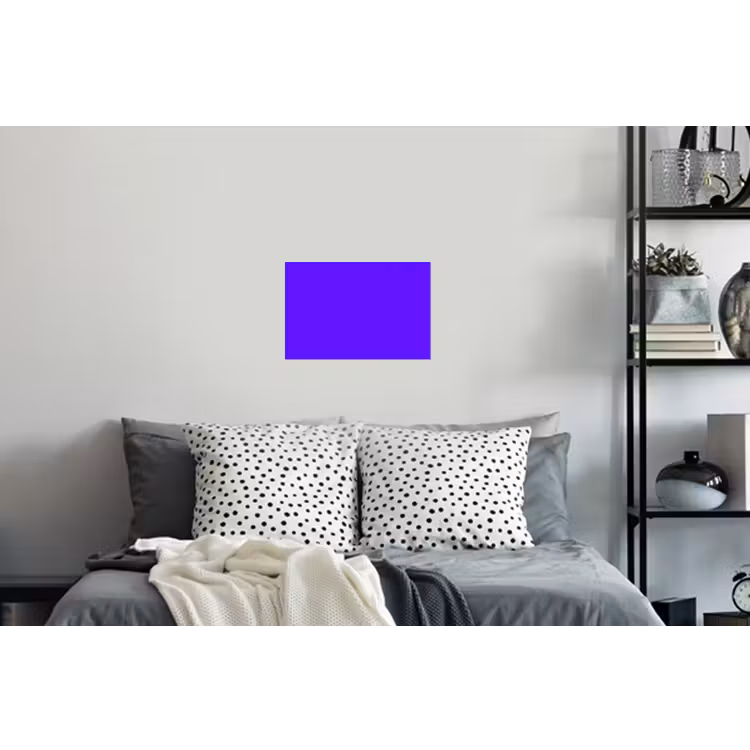 Electric - Indigo - Paars Muursticker klein 286 -slaapkamer