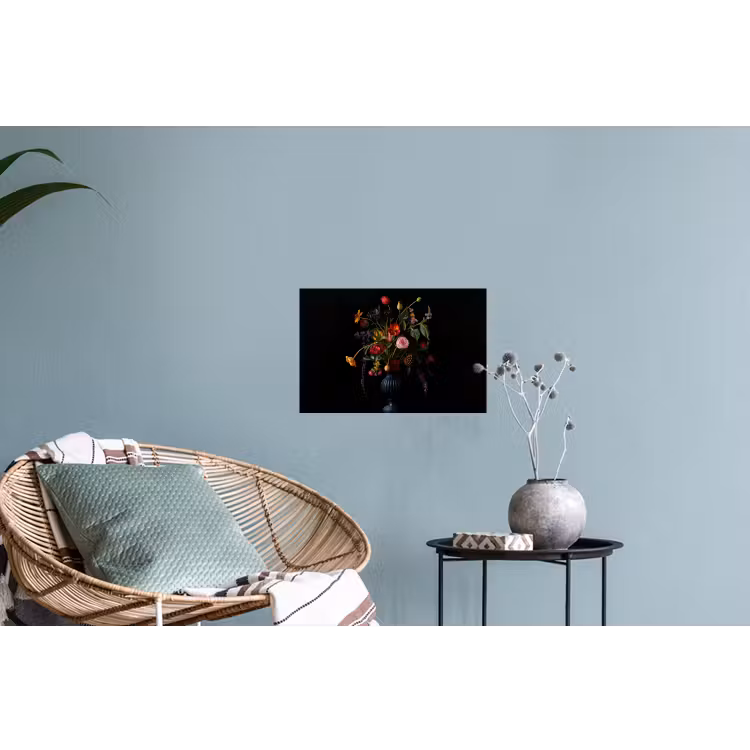 Bloemen - Bessen - Klassiek Muursticker klein -plant