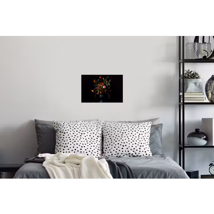 Bloemen - Bessen - Klassiek Muursticker klein -slaapkamer