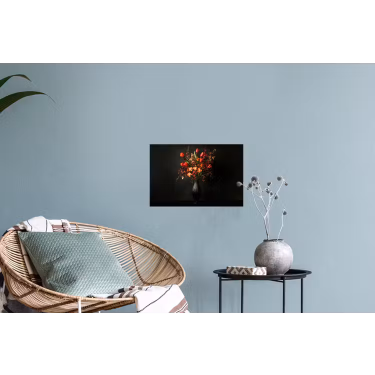 Bloemen - Takken - Boeket Muursticker klein -plant