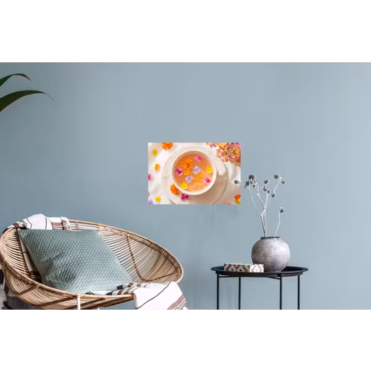 Bloemen - Kop - Natuur - Kleurrijk - Zomer Muursticker klein -plant