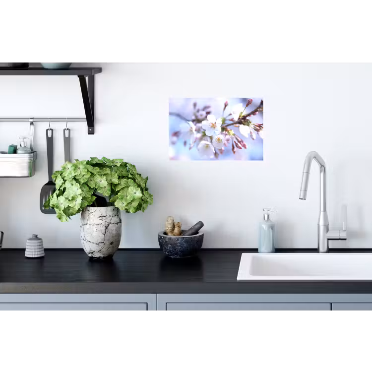 Bloemen - Sakura - Tak - Bloesem takken Muursticker klein -keuken