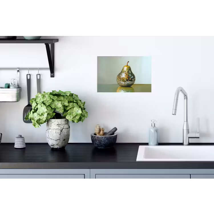 Fruit - Disco - Art - Glitter Muursticker klein -keuken