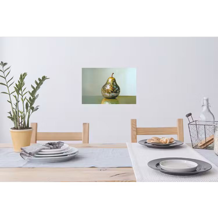 Fruit - Disco - Art - Glitter Muursticker klein -eettafel