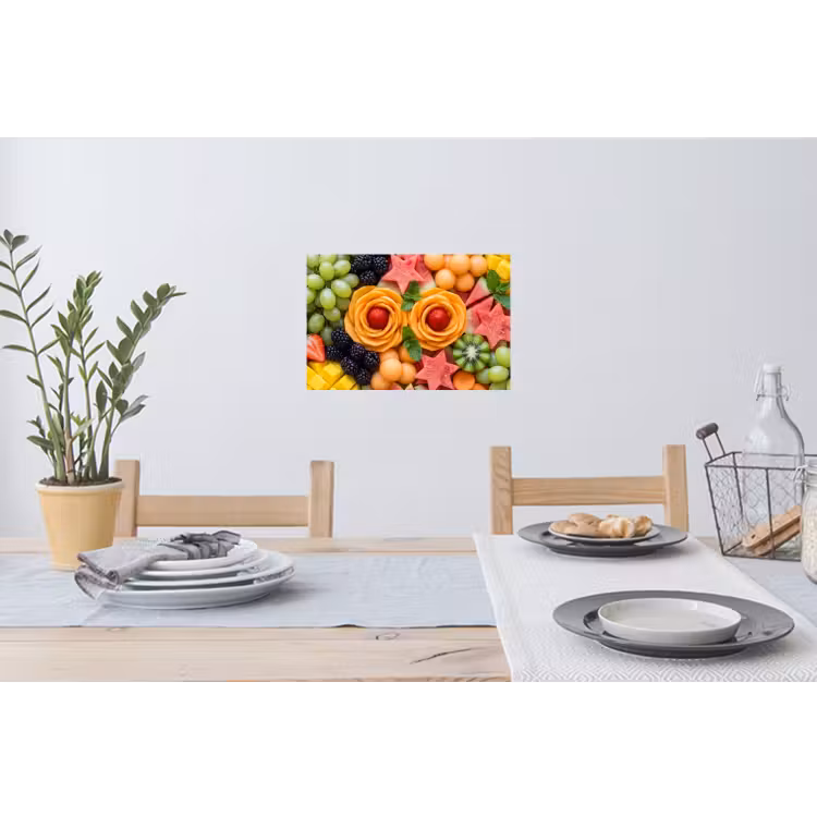 Fruit - Variatie - Kleurrijk - Vers - Eten Muursticker klein -eettafel