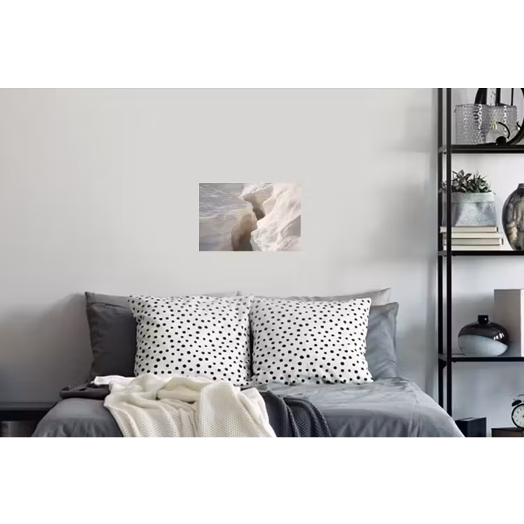 Kloof - Wit - Sneeuw Muursticker klein -slaapkamer