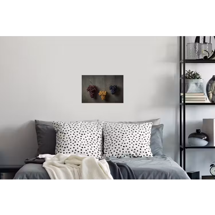 Druiven - Kleurrijk - Muur Muursticker klein -slaapkamer