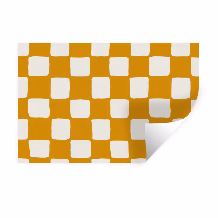 Grafisch - Patroon - Oker Muursticker klein 286 -3d