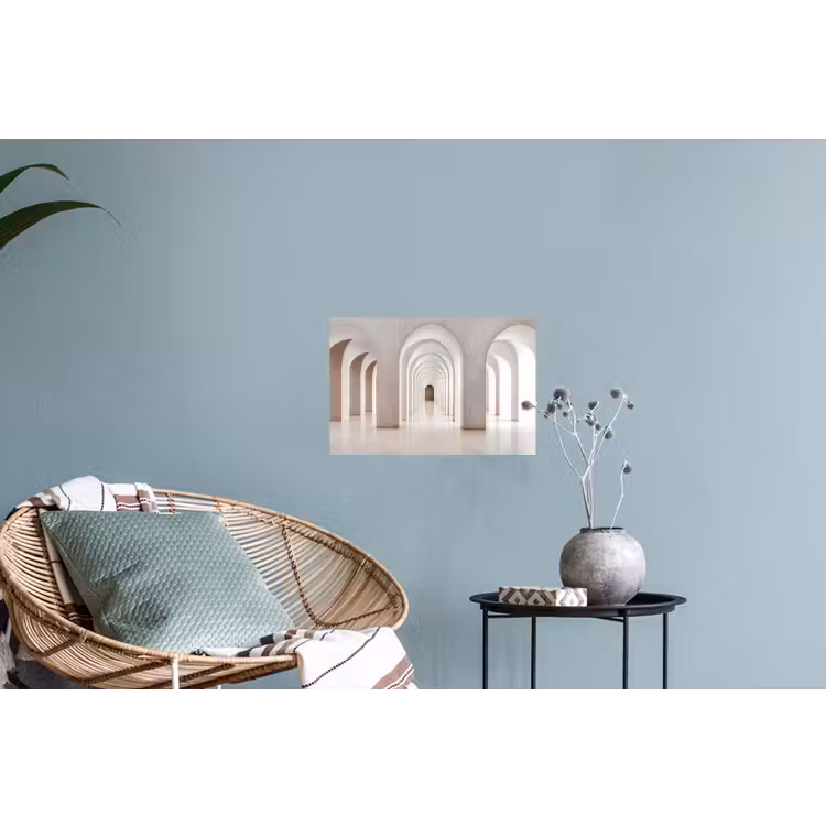 Hal - Bogen - Symmetrisch - Modern Muursticker klein -plant
