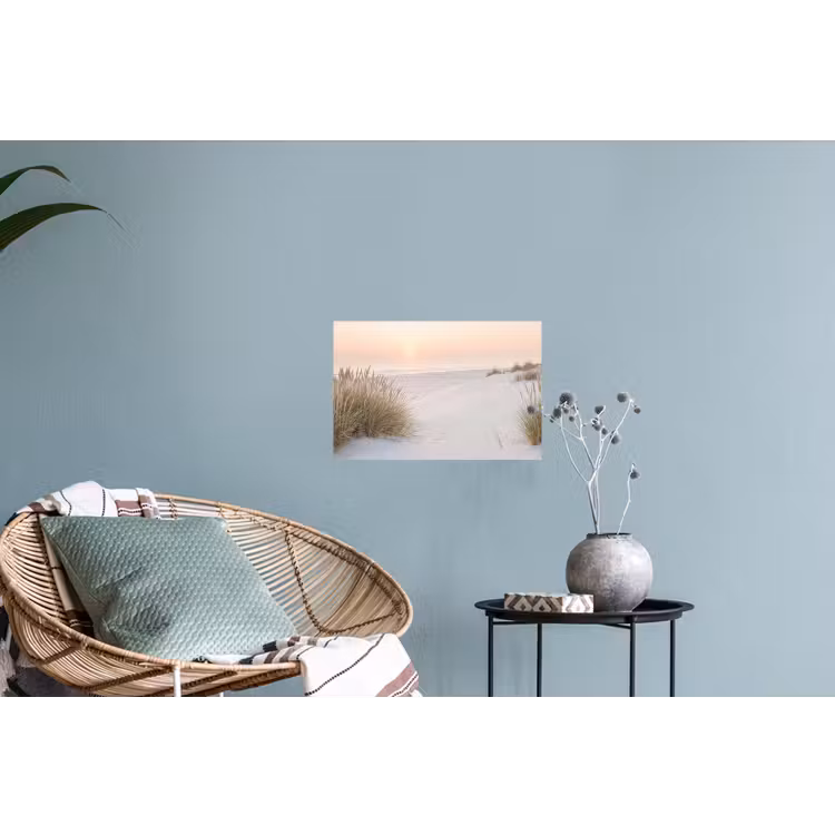 Horizon - Duinlandschap - Zand Muursticker klein -plant