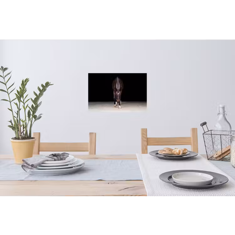 Paard - Modern - Portret Muursticker klein -eettafel