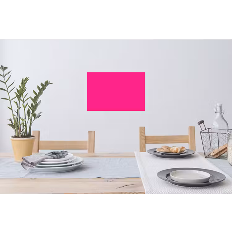 Hot - Fuchsia - Roze Muursticker klein 286 -eettafel