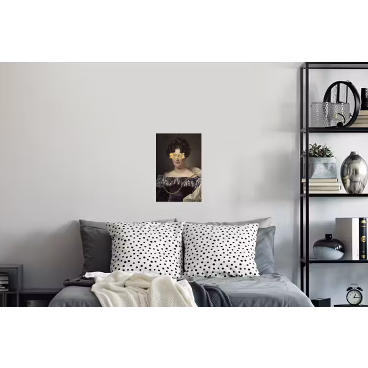 Johanna Henriette Engelen - Dubois Drahonet - Goud Muursticker klein -slaapkamer