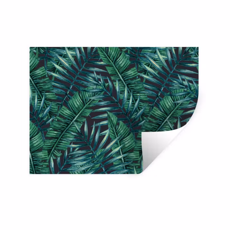 Jungle - Bladeren - Tropical Muursticker klein -3d