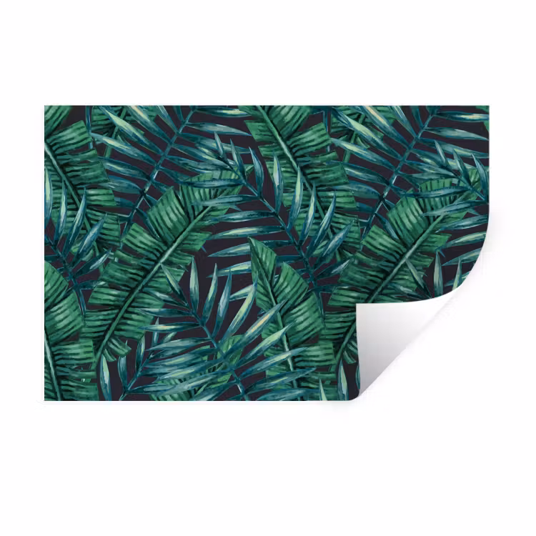 Jungle - Bladeren - Tropisch Muursticker klein -3d
