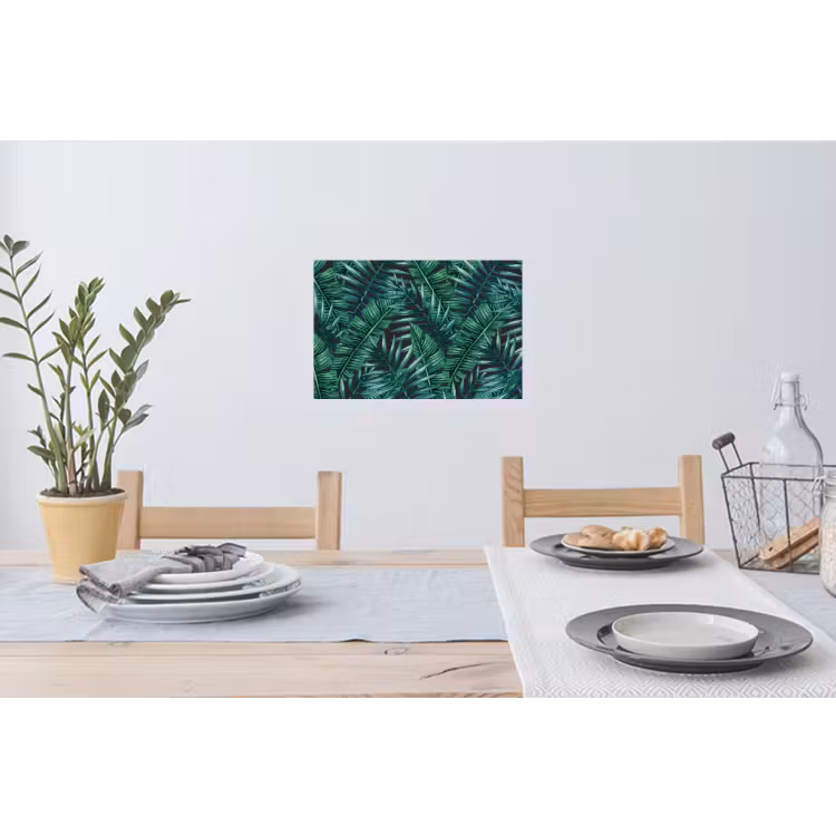 Jungle - Bladeren - Tropisch Muursticker klein -eettafel