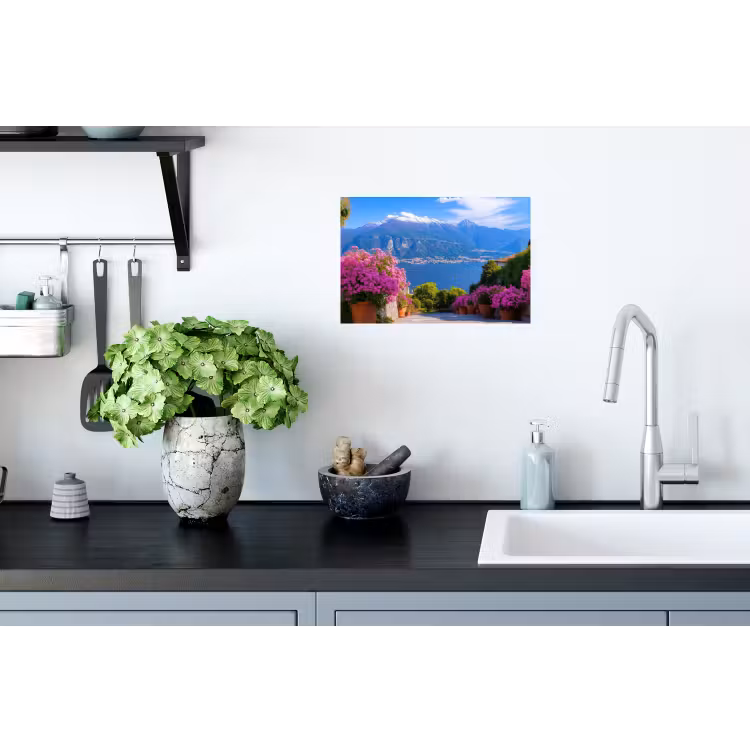 Lake Como - Italië - Landschap Muursticker klein -keuken