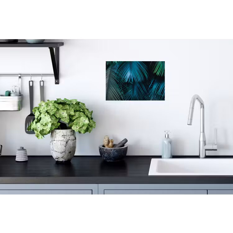 Bladeren - Tropisch - Jungle Muursticker klein -keuken