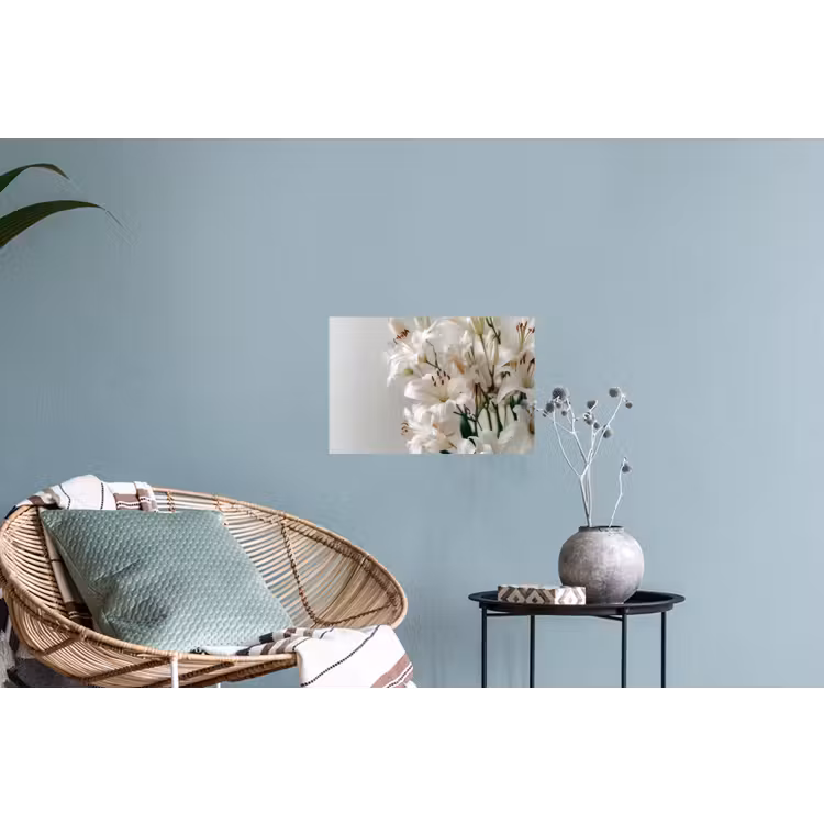 Lelies - Boekte - Wit - Meeldraden Muursticker klein -plant