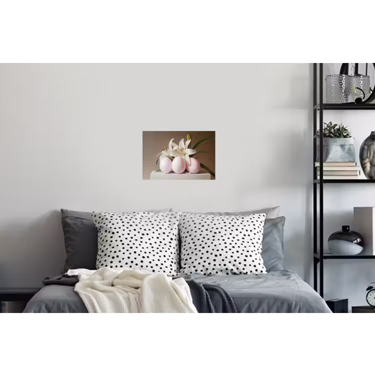 Lelies - Eieren - Pasen Muursticker klein -slaapkamer