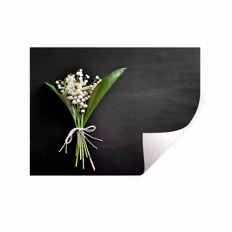bloemen-5-1-1 Muursticker klein -3d