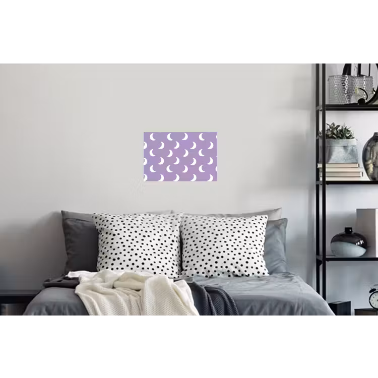 Manen - Patroon - Paars Muursticker klein 286 -slaapkamer