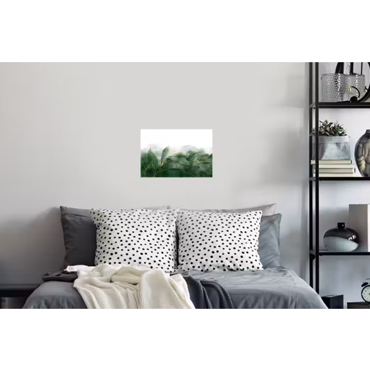 Marmer - Groen - Luxe - Goud - Marmerlook Muursticker klein -slaapkamer