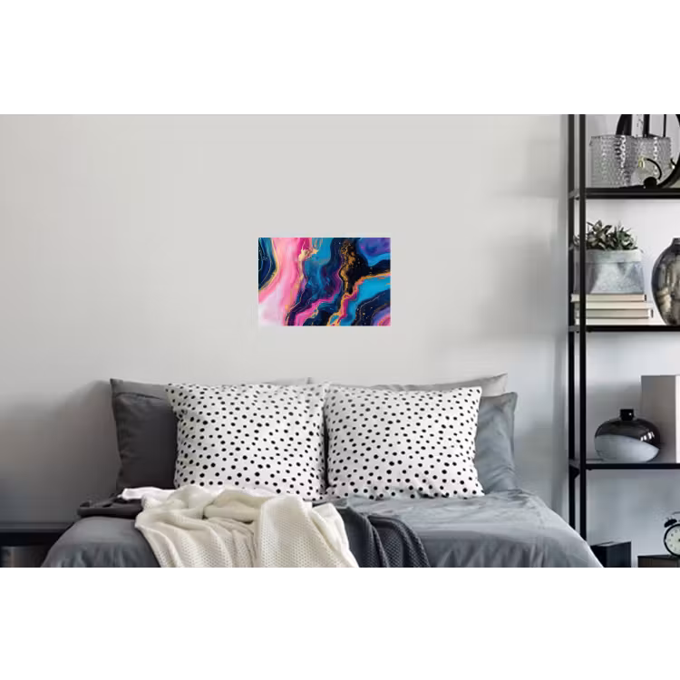 Marmer - Modern - Goud Muursticker klein -slaapkamer