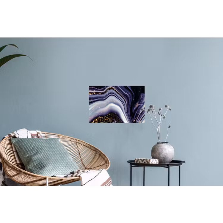 Marmer - Paars - Luxe - Marmerlook - Glitter Muursticker klein -plant