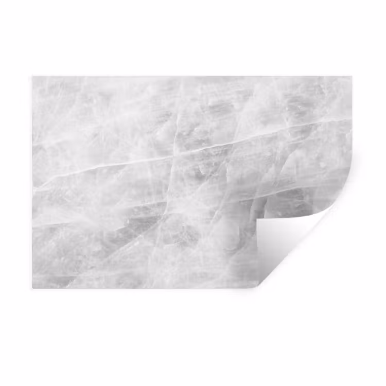 Marmer - Steen - Wit - Luxe - Marmerlook Muursticker klein -3d