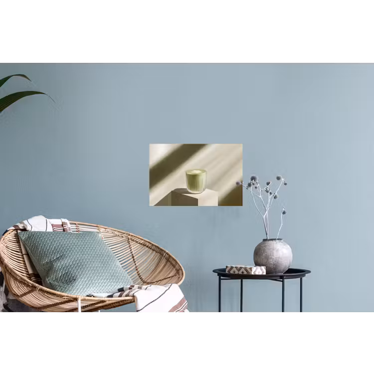 Matcha - Glas - Groen - Minimalistisch Muursticker klein -plant