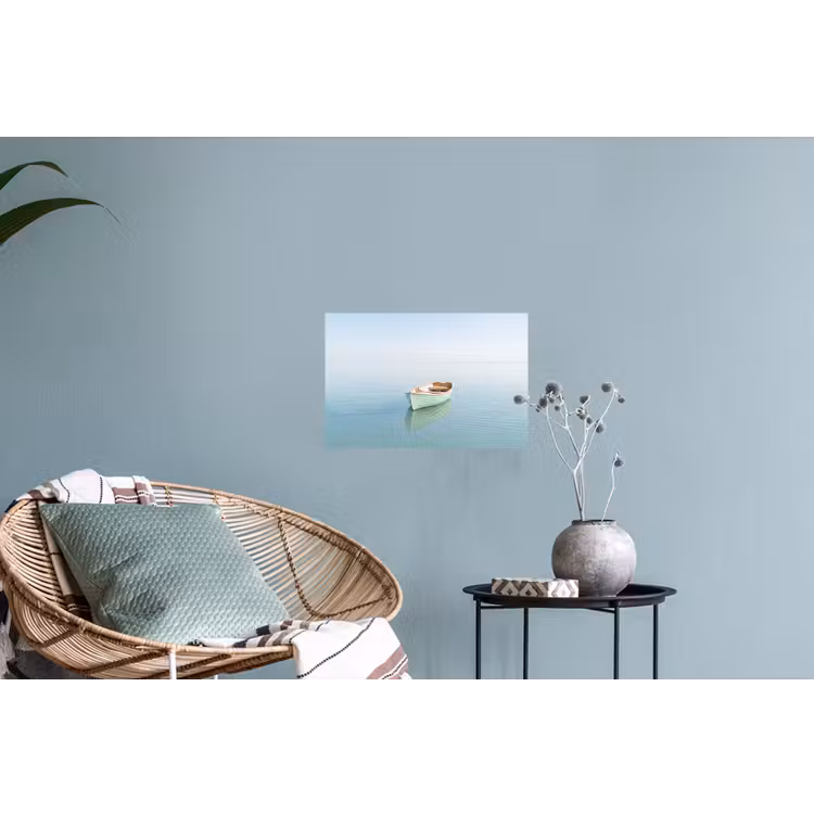 Minimalistisch - Boot - Zee Muursticker klein -plant