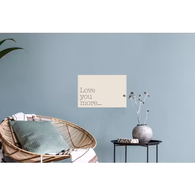 Minimalistisch - Love - Beige Muursticker klein -plant