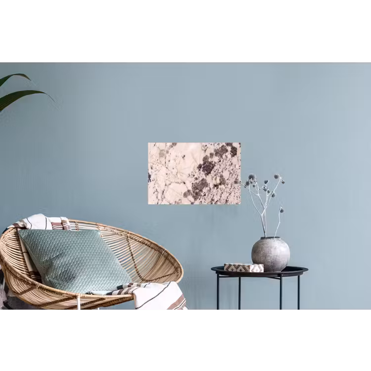 Natuursteen - Patroon - Abstract - Beige - Grijs Muursticker klein -plant