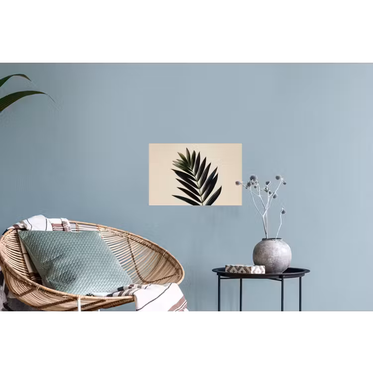 Palmblad - Donkere bladen - Subtiel Muursticker klein -plant