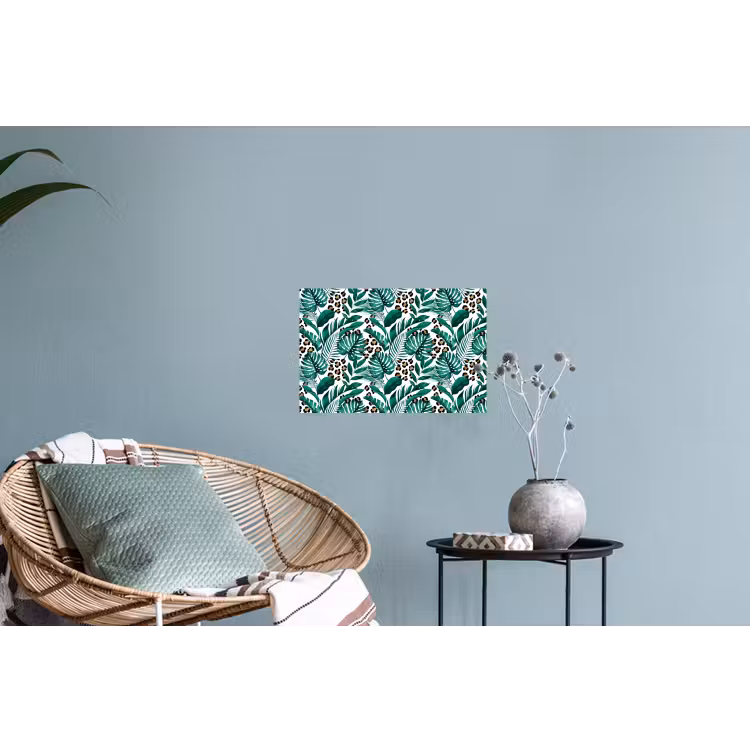 Palmblad - Panterprint - Tropical Muursticker klein -plant