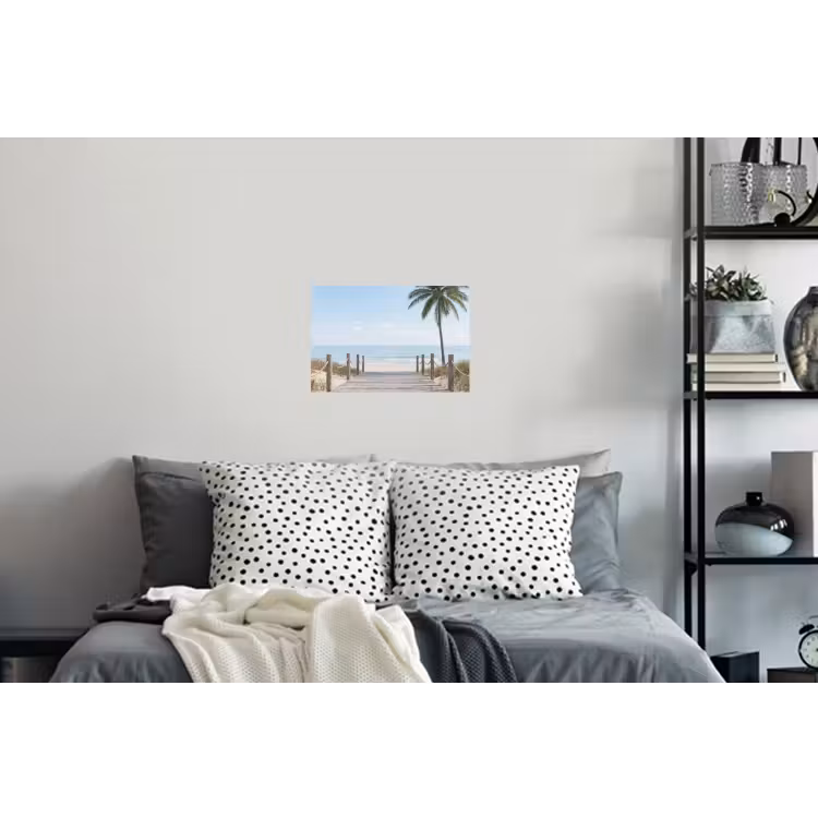 Palmbomen - Pad - Horizon Muursticker klein -slaapkamer
