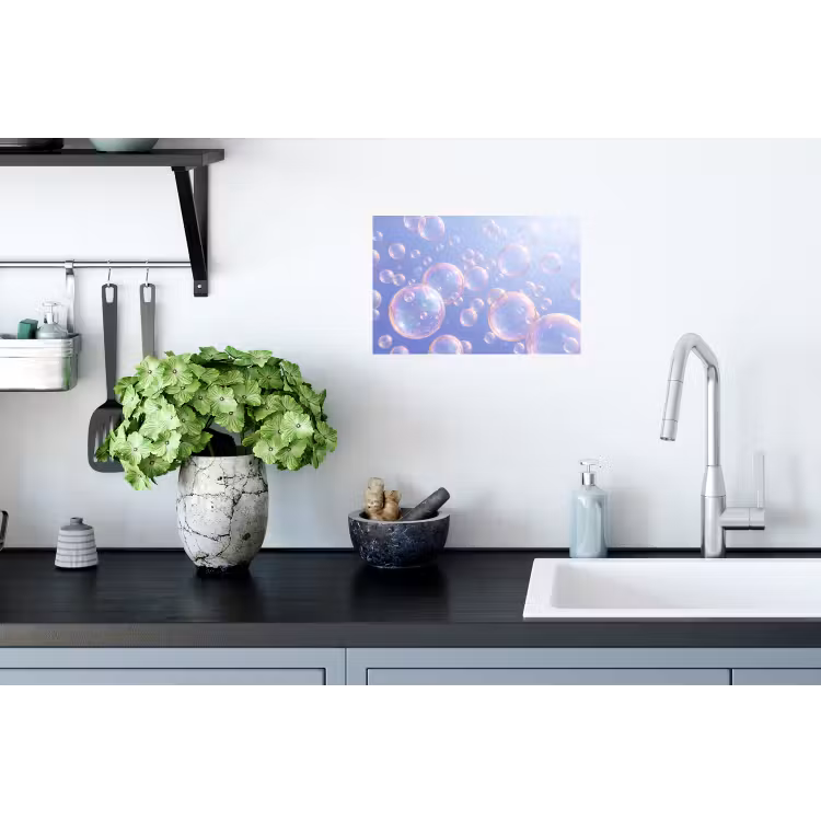 Pastel - Bubbels - Dromerig Muursticker klein -keuken