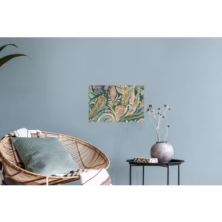 Patroon - Kleurrijk - Sierlijk - Groen Muursticker klein -plant