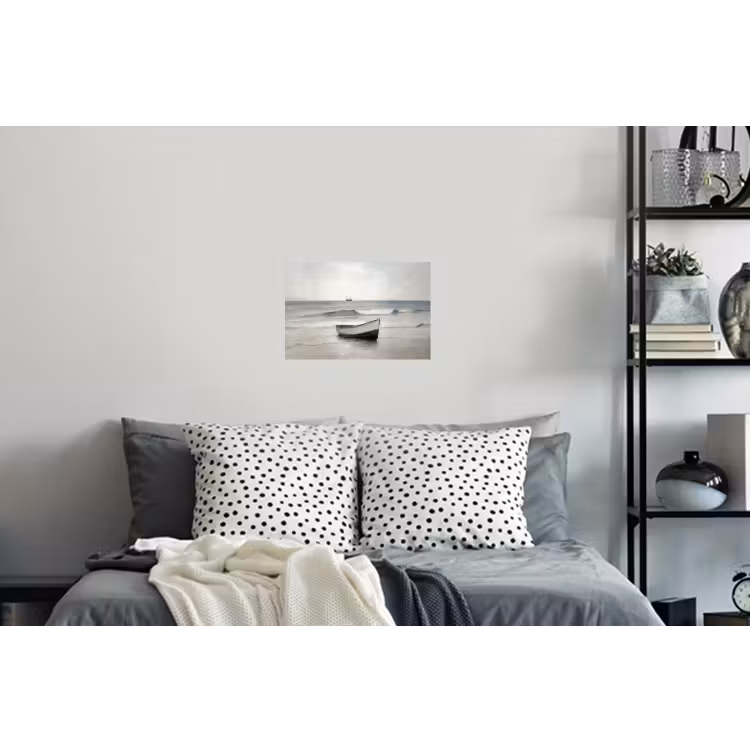 Roeiboot - Zee - Horizon Muursticker klein -slaapkamer
